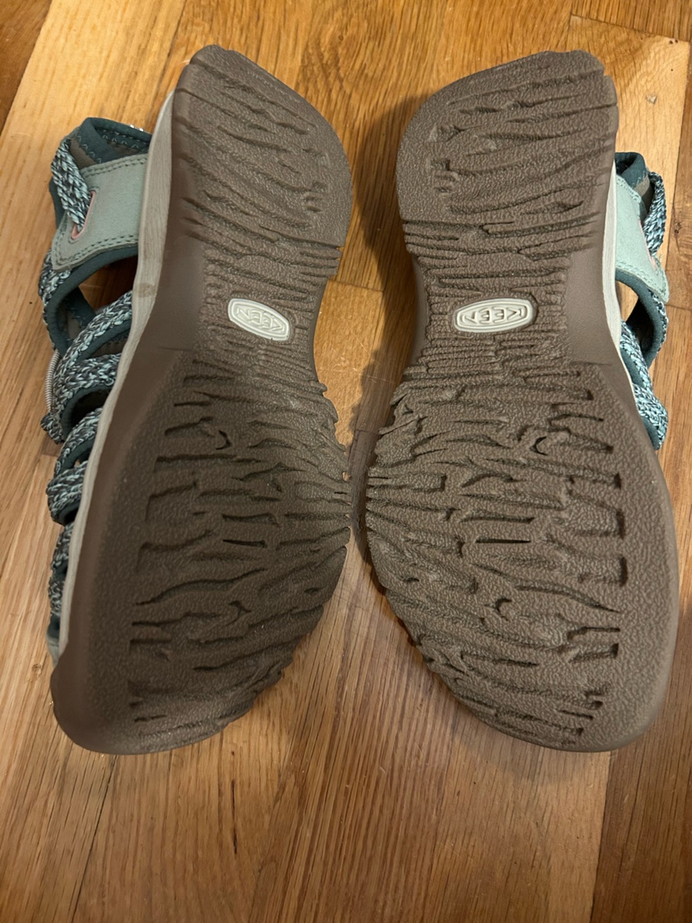 Women’s Keen Teal Blue and Taupe Outdoor Waterproof Sandals size 5 - Picture 4 of 13